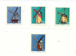 DH16 -TIMBRES DDR - MOULINS - Windmills