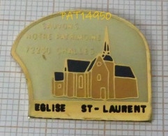 PAT14950 EGLISE SAINT ST LAURENT à CHALLES Dpt 72  SARTHE SAUVONS NOTRE PATRIMOINE - Steden