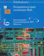 GERMANY - Internationales Presse Kolloquium 1997 München(A 03), Tirage 17000, 01/97, Mint - A + AD-Serie : Pubblicitarie Della Telecom Tedesca AG