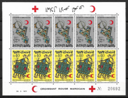 MOROCCO 1971 RED CROSS MNH - Croix-Rouge