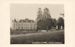 Chalonnes Sur Loire * Carte Photo * Un Coin Du Village Et Le Château De Montaigu - Chalonnes Sur Loire