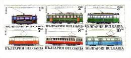 1994 Transport – TRAMS Tramways  6v.-MNH   Bulgaria / Bulgarie - Tramways