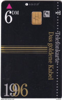 GERMANY - Das Goldene Kabel 1996(Fireworks)(A 04), Tirage 14000, 01/97, Mint - A + AD-Serie : Pubblicitarie Della Telecom Tedesca AG