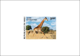 MALI 2022 DELUXE PROOF - POST- COVID-19 RECOVERY PLAN - GIRAFFE GIRAFFES GIRAFE GIRAFES - RARE - Giraffe