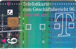 GERMANY - Geschäftsbericht 96/Here We Are(A 07), Tirage 17000, 04/97, Mint - A + AD-Series : Publicitaires - D. Telekom AG