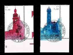 2001 3015/3016 Postfris Met 1édag Stempel : HEEL MOOI ! MNH Avec Cachet 1er Jour " BELFORTEN " - Unused Stamps