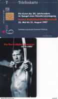 GERMANY - Institut Mathildenhöhe Darmstadt/Die Darmstädter Sezesssion(A 09), Chip GEM2.3(red), Tirage %14000, 05/97,mint - A + AD-Series : Publicitarias De Telekom AG Alemania