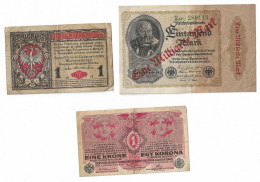 Lot De 3 Billets Allemand . Voir Photo - Sonstige – Europa