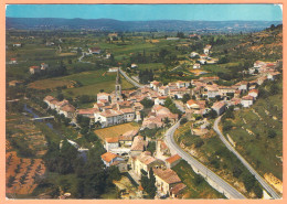 Ppgf/ CPSM Grand Format - ARDECHE - SAINT SAUVEUR DE CRUZIERES - VUE GÉNÉRALE AÉRIENNE - Sonstige & Ohne Zuordnung