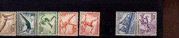 Deutsches Reich 609 - 616 Ex  Olympische Sommerspiel  MNH Postfrisch ** Neuf - Unused Stamps