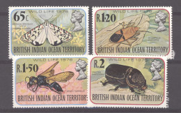 Ocean Indien  :  Yv  86-89  ** Insectes - Autres & Non Classés