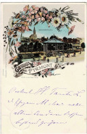 Gruss Aus Pyrmont BrunnenPlatz Circulée En 1898 !!!! - Bad Pyrmont