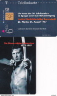 GERMANY - Institut Mathildenhöhe Darmstadt/Die Darmstädter Sezesssion(A 09), Chip GEM2.1(black),tirage %14000,05/97,mint - A + AD-Series : Publicitaires - D. Telekom AG