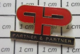 1920 Pin's Pins / Beau Et Rare / MARQUES / PARTNER & PARTNER Particulier Cherche Partner Particulière - Markennamen