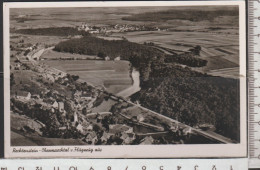 Obermarchtal - Rechtenstein Vom Flieger Aus - Gelaufen 1954 (AK 4996) Günstige Versandkosten - Autres & Non Classés