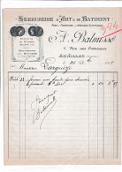 15-A.Balmisse..Serrurerie D'Art & De Batiment..Rampes, Balcons....Aurillac...(Cantal)...1901 - Petits Métiers