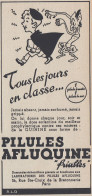 Pilules AFLUQUINE - 1938 Vintage Advertising - Pubblicit� Epoca - Werbung