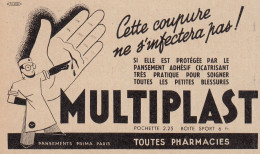 MULTIPLAST - 1938 Vintage Advertising - Pubblicit� Epoca - Publicidad