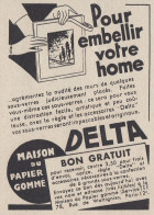 DELTA Pour Embellir Votre Home - 1938 Vintage Advertising - Pubblicit� - Publicidad