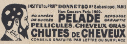 Prof. DONNETSO - Chutes De Cheveux - 1938 Vintage Advertising - Pubblicit� - Werbung