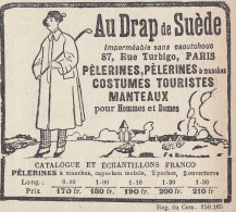 Imperm�able Au Drap De Suede - 1924 Vintage Advertising - Pubblicit� Epoca - Werbung
