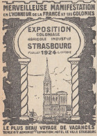 Exposition Coloniale Agricole STRASBOURG - 1924 Vintage Advertising - Reclame