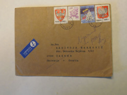 POLAND AIRMAIL COVER TO CROATIA 1995 - Otros & Sin Clasificación