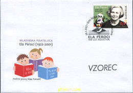 665899 MNH ESLOVENIA 2022 ELA PEROCI - ESCRITORA - Slovenia