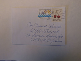 POLAND COVER TO CROATIA 1996 - Autres & Non Classés