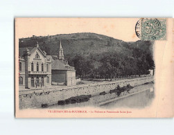 VILLEFRANCHE DE ROUERGUE : Le Théâtre Et Promenade Saint-Jean - état - Villefranche De Rouergue