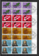 Schweiz 1975 Jahresereignisse Mi.Nr. 1058/61 Kpl. 6er Blocksatz Gestempelt - Oblitérés