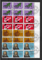 Schweiz 1975 Jahresereignisse Mi.Nr. 1058/61 Kpl. 6er Blocksatz Gestempelt - Gebraucht