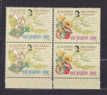 1990 San Marino Saint Marin SCOPERTA DELL'AMERICA, COLOMBO, DISCOVERY OF AMERICA 2 Serie Di 2 Valori Coppia MNH** Pair - Cristóbal Colón