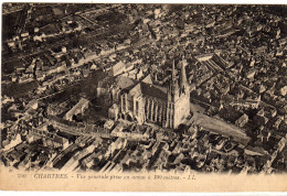 Chartres Vue Generale Prise En Avion - Chartres