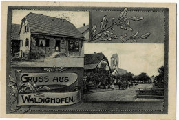 Gruss Aus Waldighofen Circulée En 1916 Cachet Militaire Voir Verso - Altkirch