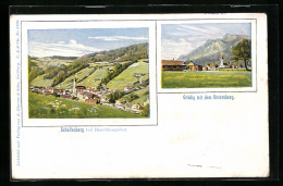 AK Schellenberg / Berchtesgaden, Ortsansicht Mit Grödig Und Untersberg  - Berchtesgaden