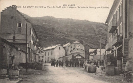 La Condamine * Vue Du S.E. , Entrée Du Bourg ( Côté Italie ) * CACHET Militaire 141ème Section Détachement Tournoux - Autres & Non Classés