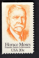 2030003669 1984 SCOTT 2095 (XX) POSTFRIS MINT NEVER HINGED - HORACE MOSES LEFT & UPPER IMPERFORATED - Nuovi