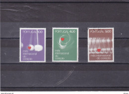 PORTUGAL 1972 MOIS MONDIAL DU COEUR Yvert 1147-1149, Michel 1163-1165 NEUF** MNH Cote Yv 7 Euros - Unused Stamps