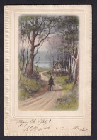 Hunter Returning Home / Year 1902 / Long Line Postcard Circulated, 2 Scans - Paintings