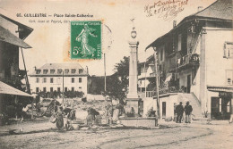 Guillestre * 1908 * Place Ste Catherine * Café * Villageois - Guillestre