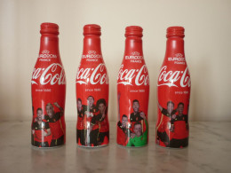 Coca Cola - Diables Rouges - Euro 2016 - Bouteilles Aluminium - Flessen