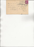 CARTE AVEC OBLITERATION DAGUIN "MOREZ CENTRE DE LA LUNETTERIE  -CAD MOREZ-JURA  1932 - Mechanical Postmarks (Other)