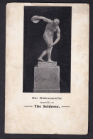 Der Diskuwerfer Dargestellt Von The Seldoms / Long Line Postcard Not Circulated, 2 Scans - Sculptures