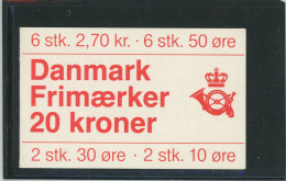Dänemark Markenheft 33 Postfrisch Königshaus #JJ709 - Other & Unclassified