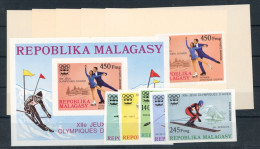 Madagaskar Einzelblöcke 767-771, Block 9 B Postfrisch Olympia #JK962 - Madagaskar (1960-...)