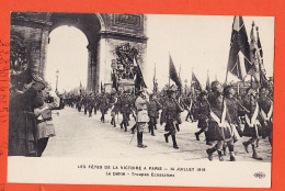 05132 / ⭐ ◉  Defilé Troupes ECOSSAISES ◉ PARIS Les Fêtes De La Victoire 14 Juillet 1919 WW1 Arc TRIOMPHE ◉ LE DELEY ELD - War 1914-18