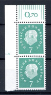 Bund Senkr. Paar 302 DZ 1 Tief Postfrisch #JP015 - Roller Precancels