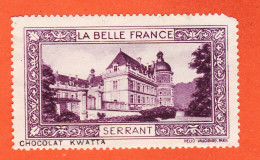 05214 / ⭐ ◉ Chateau SERRANT 49-St-Georges-sur-Loire Chocolat KWATTA Vignette Collection BELLE FRANCE HELIO-VAUGIRARD - Toerisme (Vignetten)