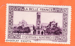05219 / ⭐ ◉ Eglise SAINT-GERMAIN-AUXERROIS 75-Paris Pub Chocolat KWATTA Vignette Collection BELLE FRANCE HELIO-VAUGIRARD - Turismo (Vignette)